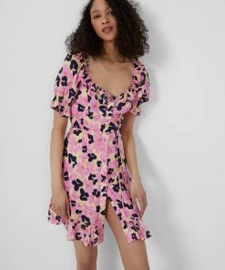 French Connection Cassia Elitan Shirt Tea Dress