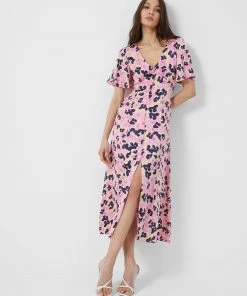 French Connection Cassia Elitan Long Tea Dress Sale