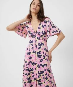 French Connection Cassia Elitan Long Tea Dress Sale