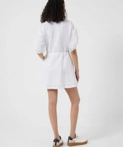 French Connection Ahia Cotton-Linen Shirt Mini Dress