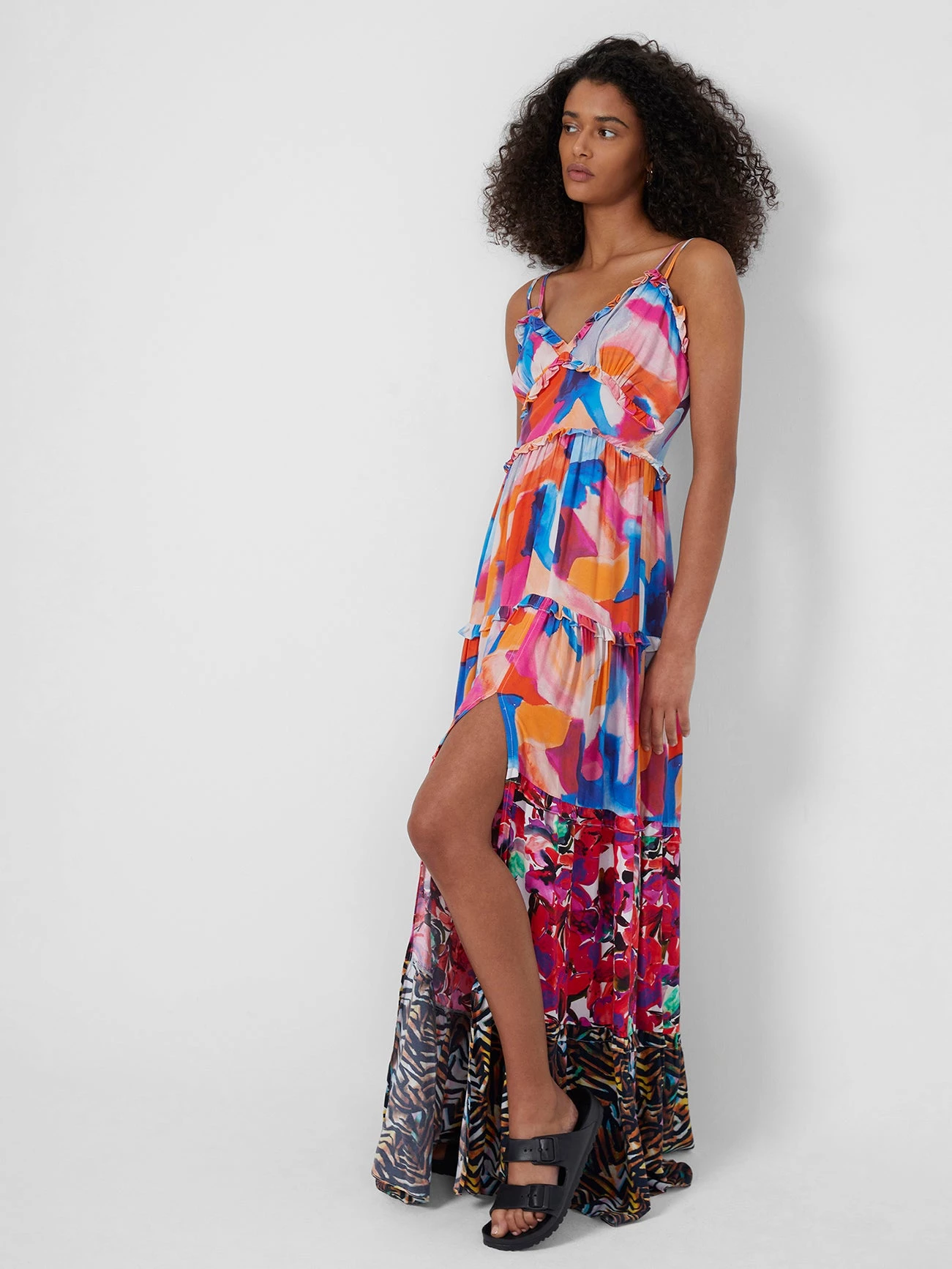 French Connection Isadora Delphine Tiered Maxi Dress 5 French Connection Isadora Delphine Tiered Maxi Dress