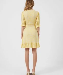 French Connection Peony-Doria Eco Puff-Sleeve Dress 9 French Connection Peony-Doria Eco Puff-Sleeve Dress