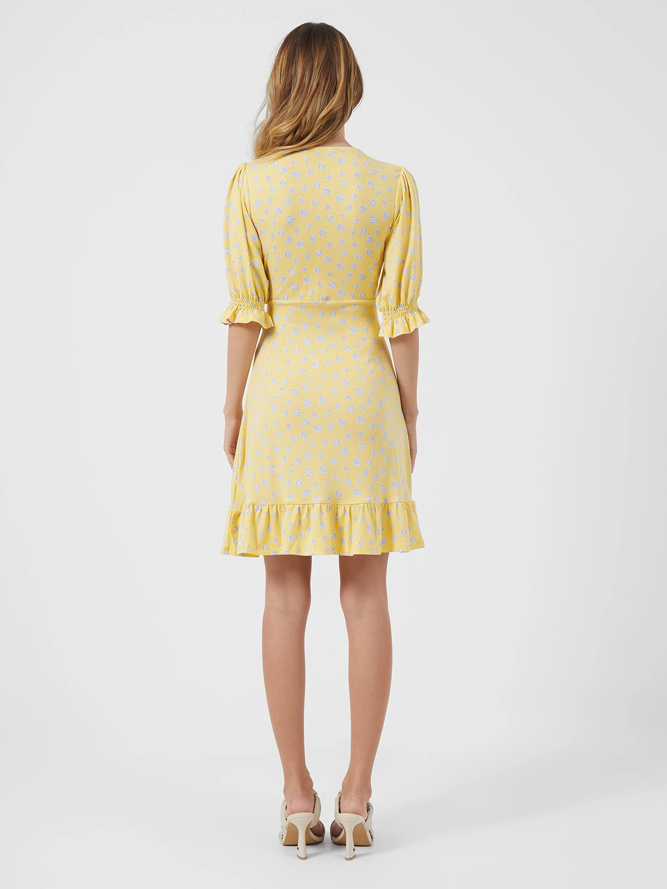 French Connection Peony-Doria Eco Puff-Sleeve Dress 5 French Connection Peony-Doria Eco Puff-Sleeve Dress