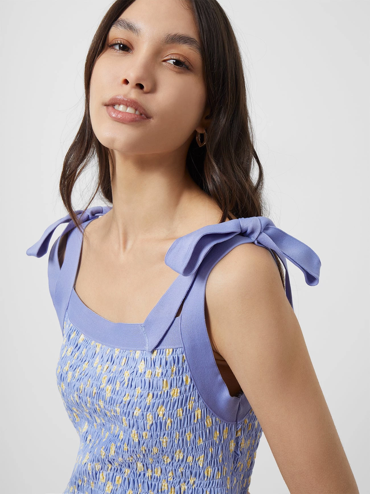 French Connection New In Peony-Doria Eco Ruched Dress 5 French Connection New In Peony-Doria Eco Ruched Dress