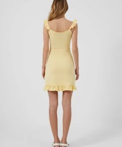 French Connection Tulip Eco Ruched Mini Dress