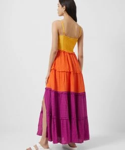 French Connection Adira Birch Tiered Maxi Dress