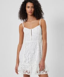 French Connection New In Binadari Cabello Lace Strap Mini Dress