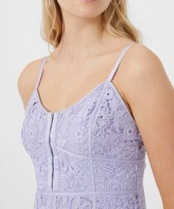 French Connection Binadari Cabello Lace Strap Mini Dress New In