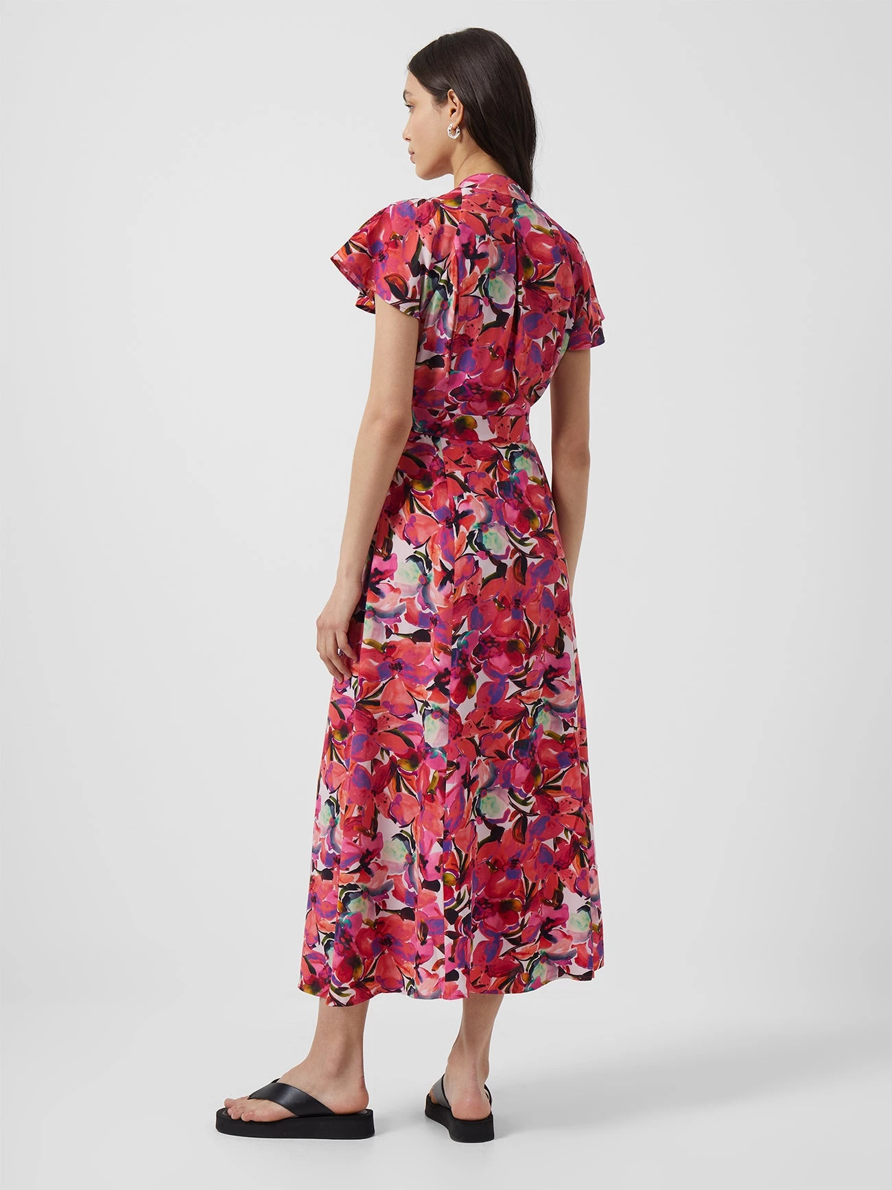 French Connection New In Isadora Delphine Belted Maxi Dress 7 French Connection New In Isadora Delphine Belted Maxi Dress