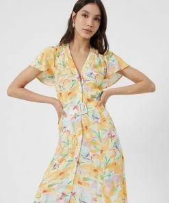 French Connection Isadora Delphine Belted Maxi Dress