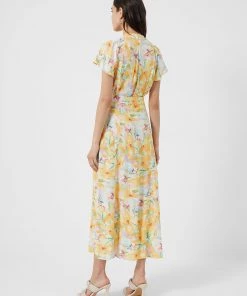 French Connection Isadora Delphine Belted Maxi Dress