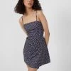 French Connection Sale Aura Ditsy Whisper Ruffle Mini Dress