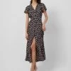 French Connection Aura Delphine V-Neck Maxi Dress