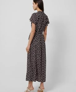 French Connection Aura Delphine V-Neck Maxi Dress