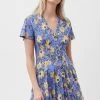 French Connection Eloise Meadow Jersey V-Neck Dress