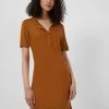 French Connection Solid Meadow Jersey Button Dress Sale