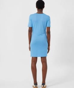 French Connection Solid Meadow Jersey Button Dress 11 French Connection Solid Meadow Jersey Button Dress