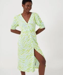 French Connection Diah Meadow Midi Tea Dress Sale