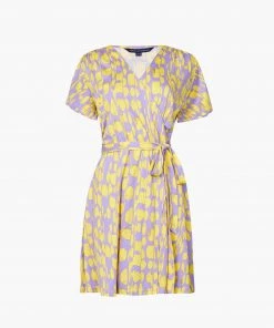 French Connection Islanna Meadow Jersey Wrap Dress
