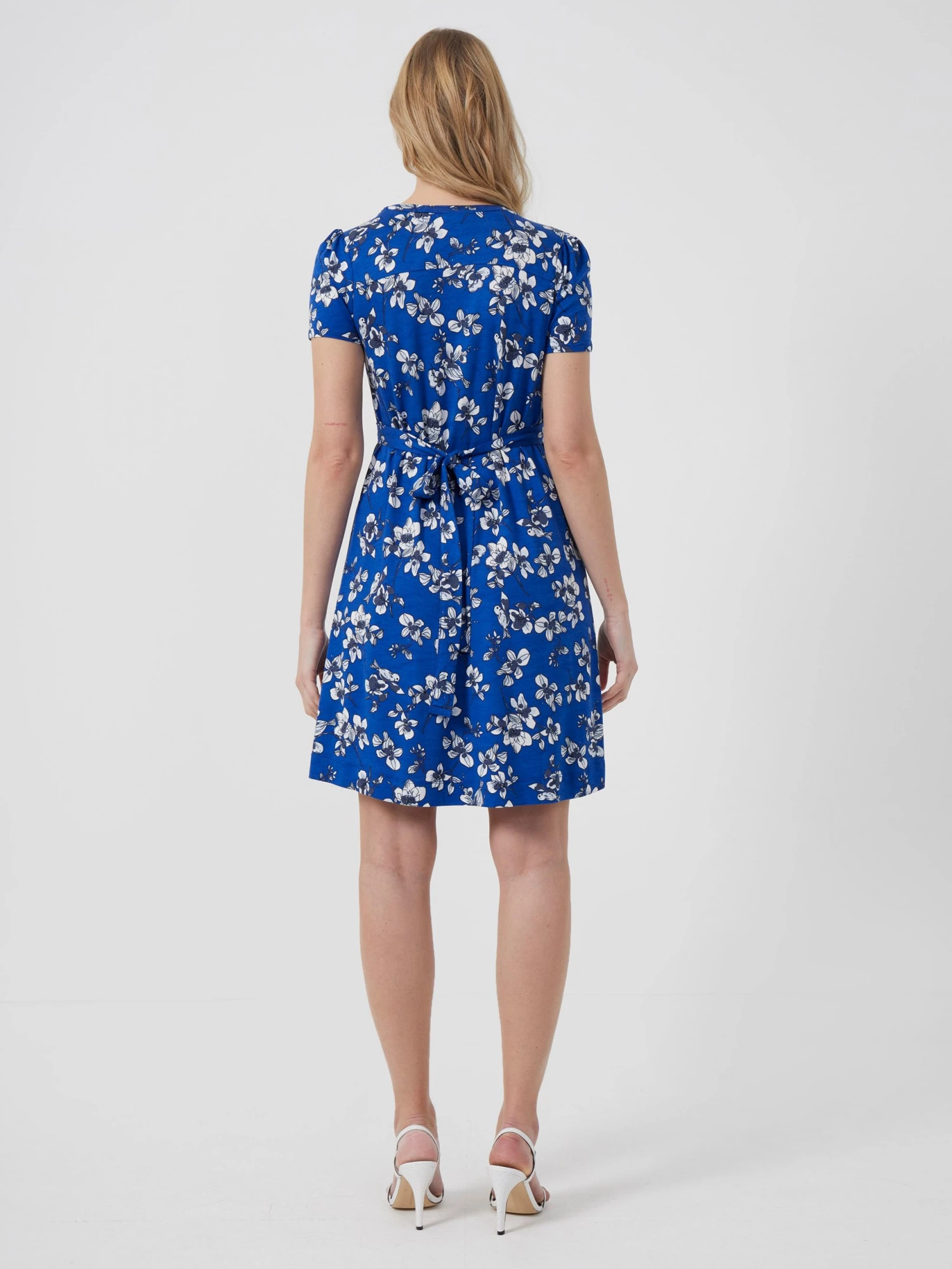French Connection Fio Meadow Jersey V Neck Dress 6 French Connection Fio Meadow Jersey V Neck Dress