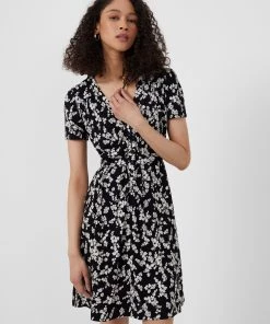 French Connection Mono Floral Meadow Jersey
