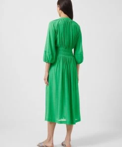 French Connection Cora Pleated Midi Dress Sale
