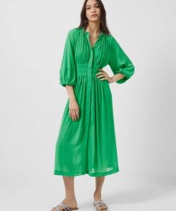 French Connection Cora Pleated Midi Dress Sale