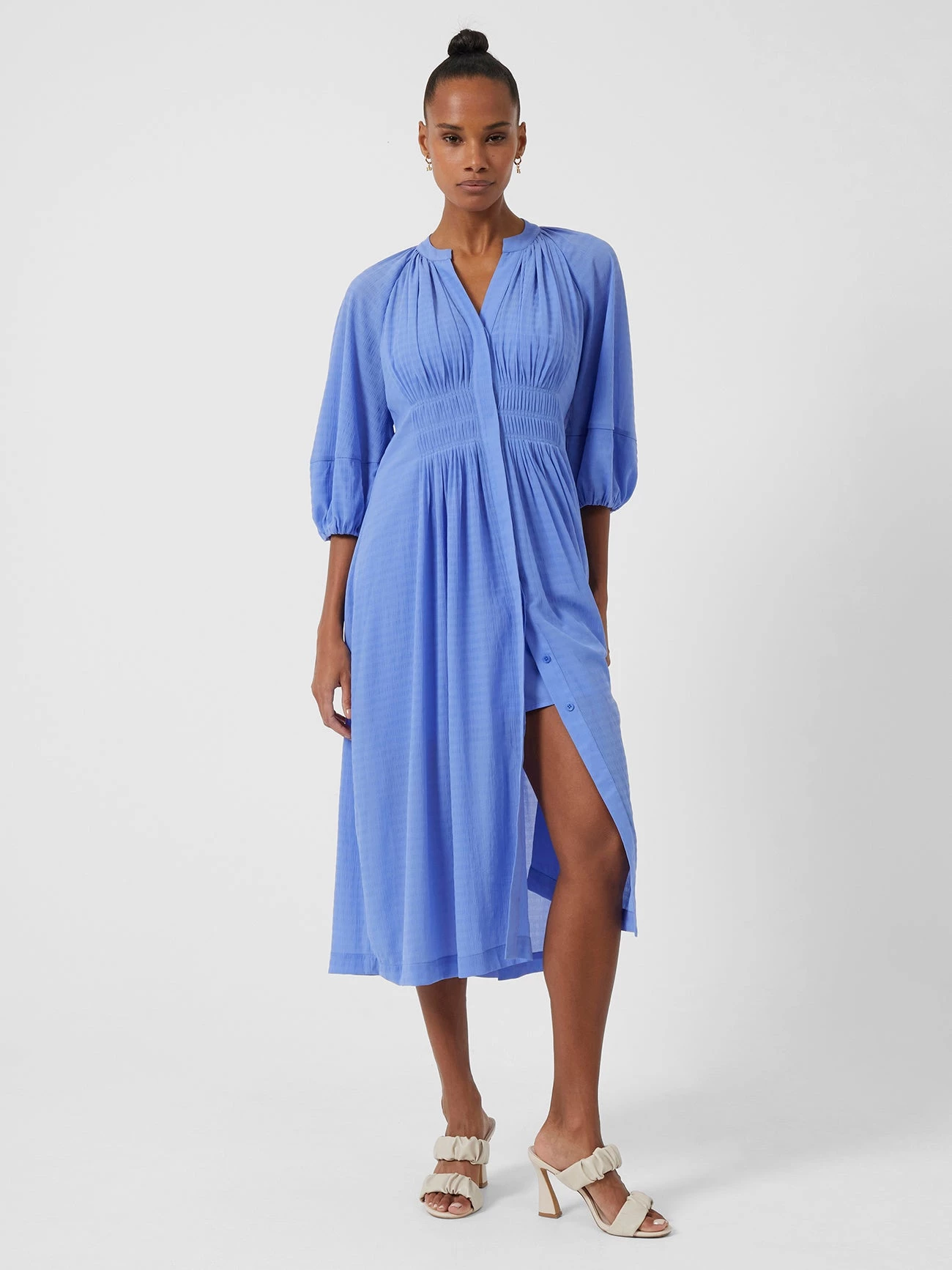 French Connection Cora Pleated Midi Dress 3 French Connection Cora Pleated Midi Dress