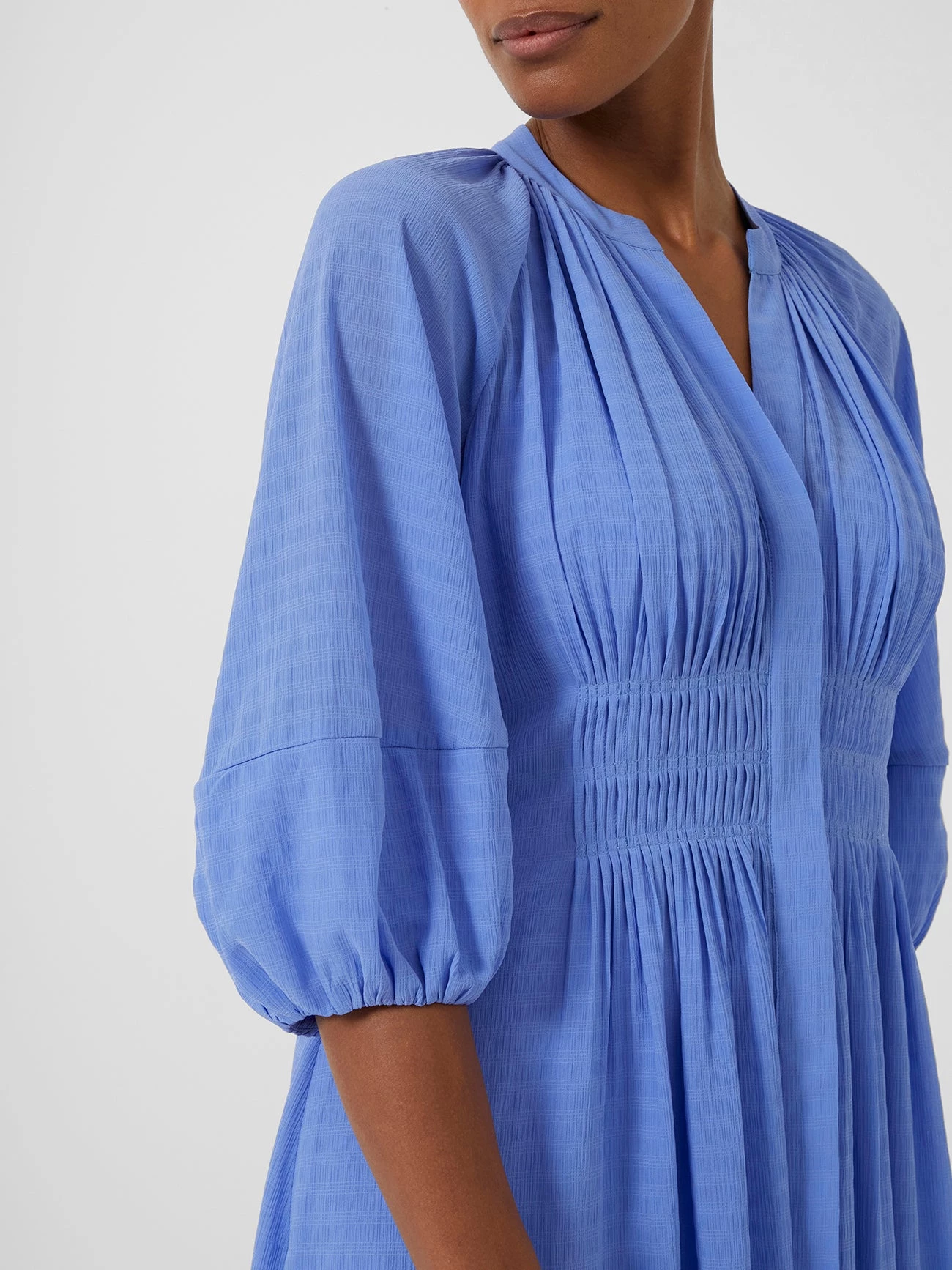 French Connection Cora Pleated Midi Dress 6 French Connection Cora Pleated Midi Dress