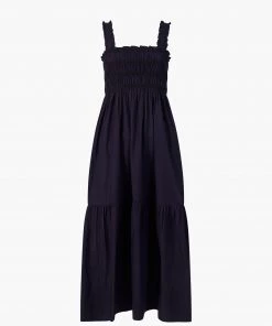 French Connection Sale Rhodes Solid Midi Sun Dress