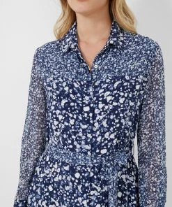 French Connection Areita Drape Printed Shirt Dress Sale 8 French Connection Areita Drape Printed Shirt Dress Sale