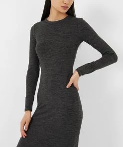 French Connection Sweeter Sweater Long Sleeve Midi Dress Sale