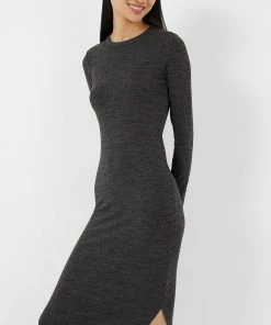 French Connection Sweeter Sweater Long Sleeve Midi Dress Sale