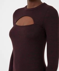 French Connection Sweeter Sweater Cut-Out Midi Dress Sale