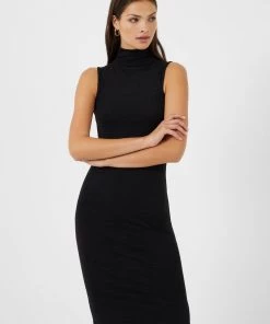 French Connection Sale Sweeter Sweater High Neck Midi Dress