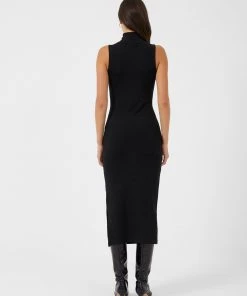 French Connection Sale Sweeter Sweater High Neck Midi Dress
