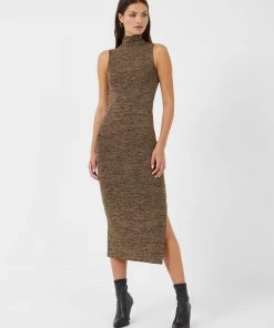 French Connection Sweeter Sweater High Neck Midi Dress