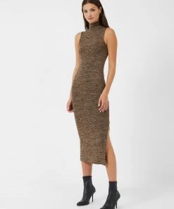 French Connection Sweeter Sweater High Neck Midi Dress
