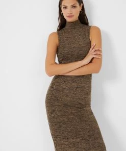 French Connection Sweeter Sweater High Neck Midi Dress