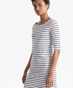French Connection Tim Tim Stripe Jersey Dress