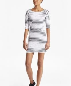 French Connection Tim Tim Stripe Jersey Dress