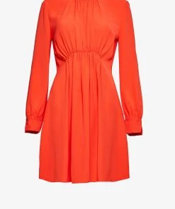 French Connection Sale Emmy Crepe Long Sleeve Dress