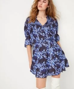 French Connection Dionne Gathered Mini Dress Sale