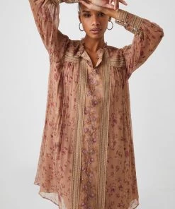 French Connection Fiona Embroidered Dress