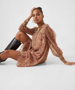 French Connection Fiona Embroidered Dress