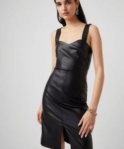 French Connection Crolenda Pu Dress Sale