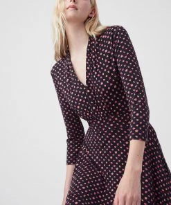 French Connection Daisy Petal Meadow V Neck Dress Sale