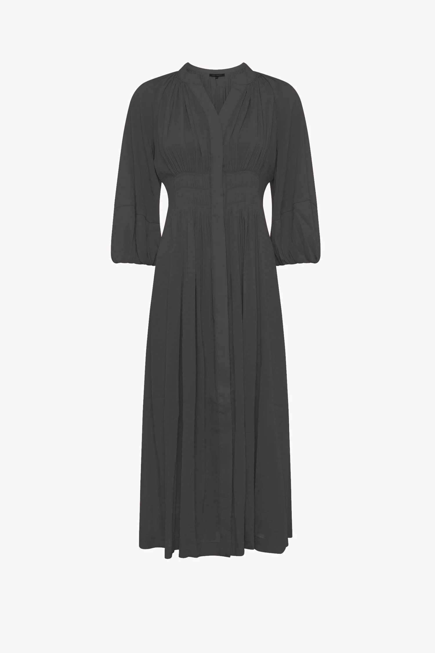 French Connection Cora Pleated Midi Dress 8 French Connection Cora Pleated Midi Dress
