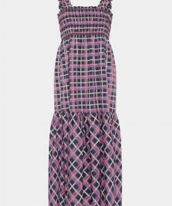 French Connection Aggie Check Tafita Smock Maxi Dress Sale 15 French Connection Aggie Check Tafita Smock Maxi Dress Sale