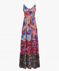 French Connection Isadora Delphine Tiered Maxi Dress 11 French Connection Isadora Delphine Tiered Maxi Dress